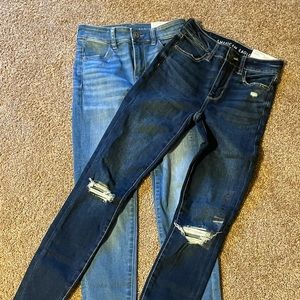 American Eagle Hi-Rise Jeggings brand new with tags size 0 Regular length